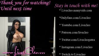 livecleo Masterly trash seduces with masturbation