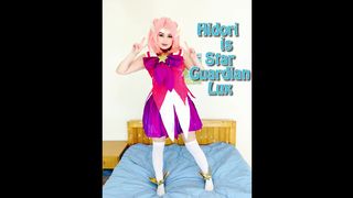 Chubby  Hot babe gives off huge ass