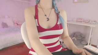 CherryCrush Hot lady furiously twirling big ass