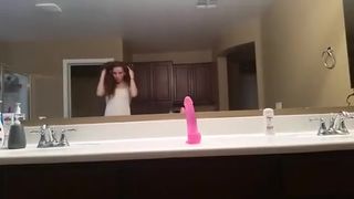 Queen_Kate girl with elastic milks having fun with sex toy