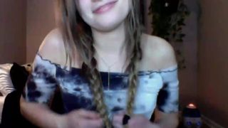 littlestleobaby undresses and shows puffy bread