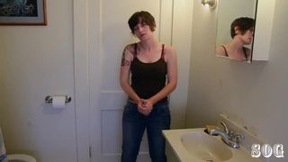 bettie bondage a cool lady is dancing a striptease slowly