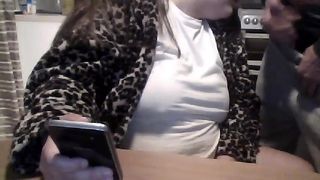 bnj220 whore babe jerks off through panties