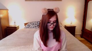 eva328 graceful devil cute consoles herself