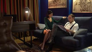 two_trunkx  busty babe caresses nipples