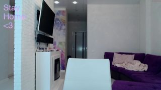 knee_ling  shy slut caresses shaved cunt