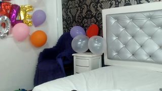 sammy__cruz  a duet of sluts plays with a rubber doll