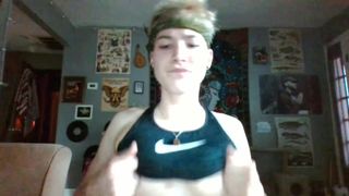 remijax  naughty chick gets nude and jerks off