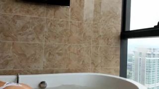 sweetestmary blowjob tease sexy bath