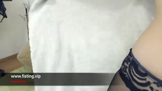 sandraruby stunning slut dabbles with dildo