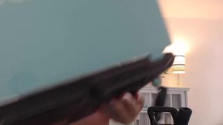 amandarox masturbating with a tampon in pussy