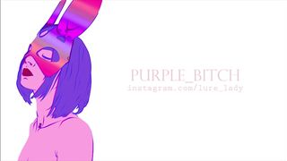 purple_bitch crazy beauty takes off her red dress