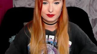 LadyKaya mature hottie caresses shaved cunt