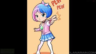 Lana Rain gorgeous chick sucks cock and gets fucked