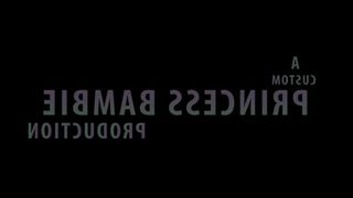 Princess Bambie blonde passion fingering both holes