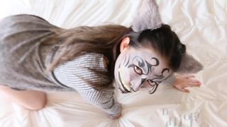 Domino Faye charming female fingering all crotch