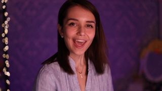 oooops__ pretty lady gently masturbates cunt