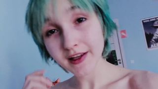 ephemeralflower slim bitch jerks off with sex toys