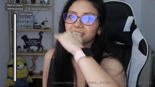 _jessi_arias_ spicy slut jerking hairy cunt