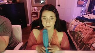 princ3sslexi magnificent queen jumping on sex toy