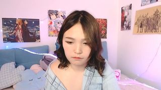 korean_charm skinny beauty jerks off in her shower