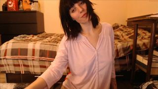 ariadna89 excellent skin sucking rubber penis