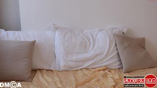 sakuracam hot babe fucks both holes