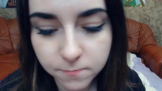 sofialucky dark haired babe masturbates pussy with vibrator