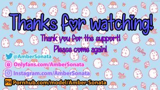 ambersonata juicy bitch caresses the clitoris