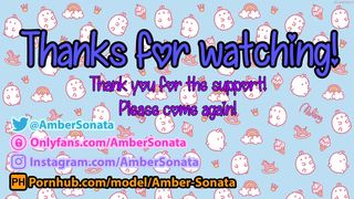 ambersonata lustful mare rides a dildo