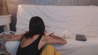 alone_together_ exciting bitch takes off her underwear