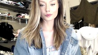 bijoux__blue skinny bitch jerks pussy with dildo