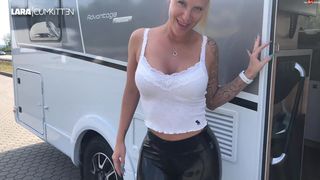 Lara CumKitten slut slut twirling elastic ass