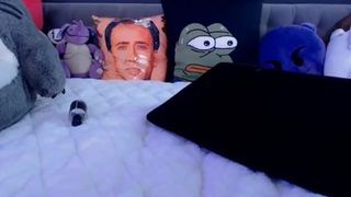 kati3kat mutual petting on camera