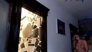 silvercowgirl masturbates in front of the webcam