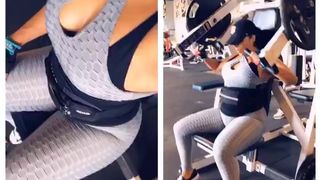 Sandra Latina adorable bitch twirls elastic booty