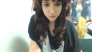 Lana_Rain appetizing nipple presses shaved holes