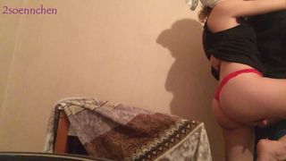 2soennchen big tit babe pulls clit