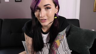 Natasha Grey crazy chick masturbates both holes