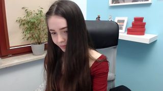 quietbecky erotic slut was long-awake, and finally decided to jerk off her shaved pussy