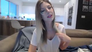 cassy_cum skinny chick masturbates through her pussy panties