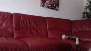 couplelyon cute babe in stockings massages vagina with hand