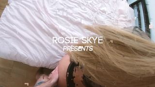 RosieSkye   pretty lady gently masturbates cunt