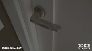 RosieSkye   beautiful model caresses big tits