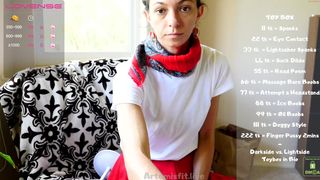 artemisfit naughty lady jerking off her pussy