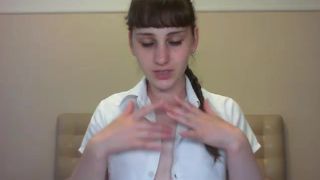 Narutella appetizing nipple presses shaved holes