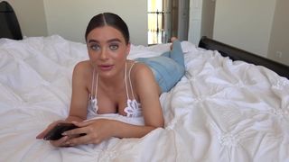 Q&A  & Lana Rhoades put on display his chest