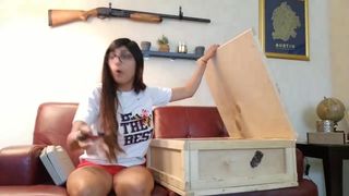 Mia Khalifa blonde slut twirls elastic booty