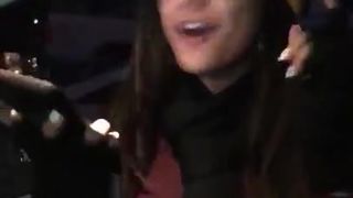 Mia Khalifa cute bitch fucks pussy with phallus