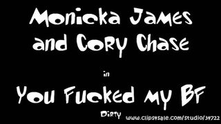 Cory Chase cute bitch fucks pussy with sex toy